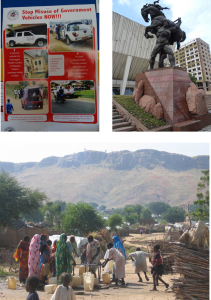 Anti-corruption advocacy in Uganda; landmark in Kyrgyzstan; water collection in Darfur, Sudan